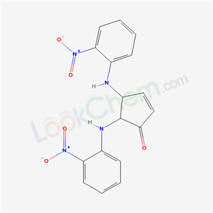 4,5-bis[(2-nitrophenyl)amino]cyclopent-2-en-1-one