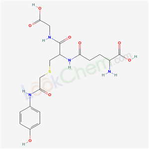 2-amino-4-[[1-(carboxymethylcarbamoyl)-2-[(4-hydroxyphenyl)carbamoylmethylsulfanyl]ethyl]carbamoyl]butanoic acid cas  89519-14-2