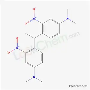 Molecular Structure of 7478-70-8 (4-[1-(4-dimethylamino-2-nitro-phenyl)ethyl]-N,N-dimethyl-3-nitro-aniline)