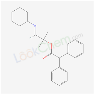 (1-cyclohexylimino-2-methyl-propan-2-yl) 2,2-diphenylacetate cas  7505-97-7