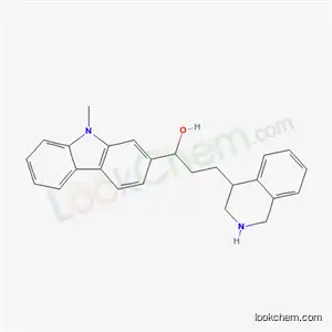Molecular Structure of 7470-71-5 (1-(9-methylcarbazol-2-yl)-3-(1,2,3,4-tetrahydroisoquinolin-4-yl)propan-1-ol)