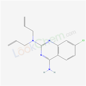 7-chloro-N,N-diprop-2-enyl-quinazoline-2,4-diamine cas  7404-03-7