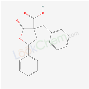 3-benzyl-2-oxo-5-phenyl-oxolane-3-carboxylic acid cas  7463-99-2
