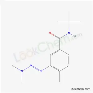 Molecular Structure of 76765-35-0 (N-tert-butyl-3-[(1E)-3,3-dimethyltriaz-1-en-1-yl]-4-methylbenzamide)