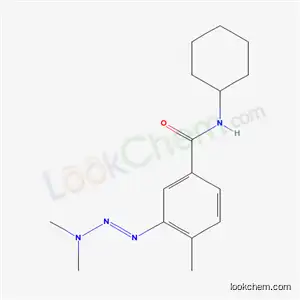 Molecular Structure of 76765-36-1 (N-cyclohexyl-3-[(1E)-3,3-dimethyltriaz-1-en-1-yl]-4-methylbenzamide)
