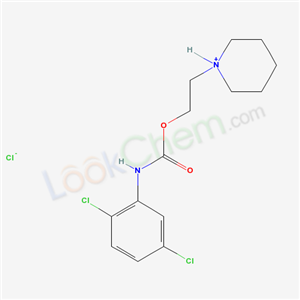 2-piperidin-1-ium-1-ylethyl N-(2,5-dichlorophenyl)carbamate chloride