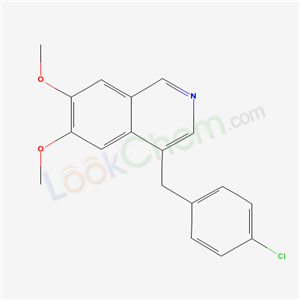 4-[(4-chlorophenyl)methyl]-6,7-dimethoxy-2H-isoquinoline bromide(32872-00-7)