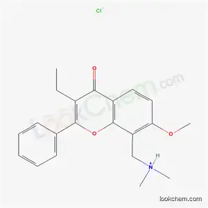8-(Dimethylaminomethyl)-3-ethyl-7-methoxyflavone hydrochloride