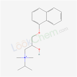 1-(Isopropyl(dimethyl)-lambda~5~-azanyl)-3-(1-naphthyloxy)-2-propanol cas  42879-47-0