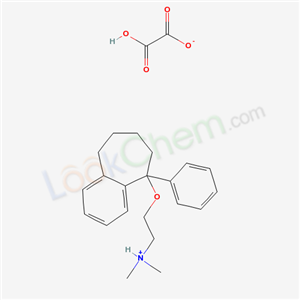 dimethyl-[2-[(9-phenyl-5,6,7,8-tetrahydrobenzo[7]annulen-9-yl)oxy]ethyl]azanium;2-hydroxy-2-oxoacetate