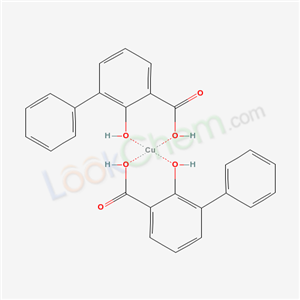 Copper, bis (2-hydroxy-3-biphenylcarboxylato)- cas  18918-16-6