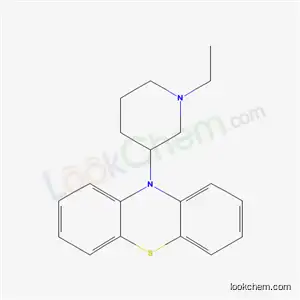 Molecular Structure of 5143-96-4 (10-(1-ethylpiperidin-3-yl)-10H-phenothiazine)