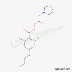 2-methyl-3-(pyrrolidin-1-yl)propyl 2,6-dimethyl-4-propoxybenzoate