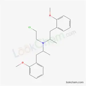 Molecular Structure of 6285-47-8 (N-(2-chloroethyl)-1-(2-methoxyphenyl)-N-[1-(2-methoxyphenyl)propan-2-yl]propan-2-amine)