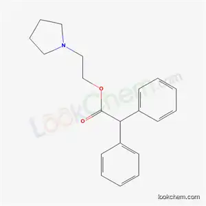 Molecular Structure of 5411-37-0 (2-(pyrrolidin-1-yl)ethyl diphenylacetate)