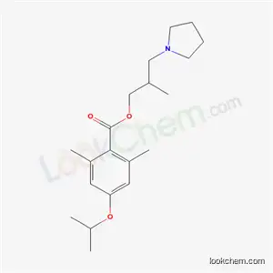 2-methyl-3-(pyrrolidin-1-yl)propyl 2,6-dimethyl-4-(propan-2-yloxy)benzoate