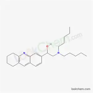 Molecular Structure of 5442-99-9 (2-(dipentylamino)-1-(5,6,7,8-tetrahydroacridin-3-yl)ethanol)