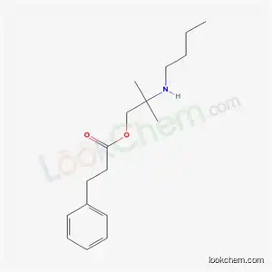 Molecular Structure of 5429-70-9 (2-(butylamino)-2-methylpropyl 3-phenylpropanoate)