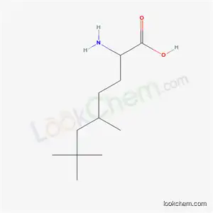 Molecular Structure of 5440-38-0 (2-amino-5,7,7-trimethyloctanoic acid)