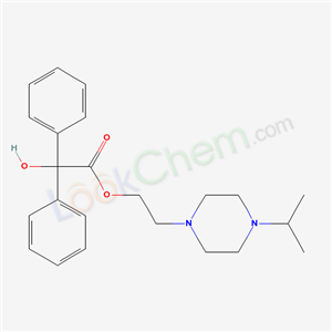 2-(4-propan-2-ylpiperazin-1-yl)ethyl 2-hydroxy-2,2-diphenyl-acetate cas  1811-60-5