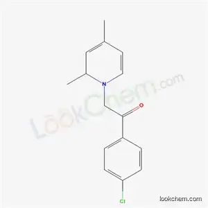 Molecular Structure of 5459-15-4 (1-(4-chlorophenyl)-2-(2,4-dimethylpyridin-1(2H)-yl)ethanone)