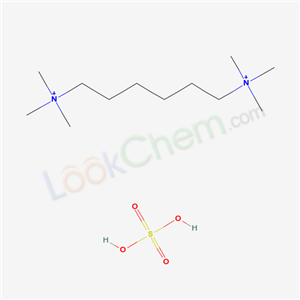 sulfuric acid; trimethyl-(6-trimethylammoniohexyl)azanium cas  49719-74-6