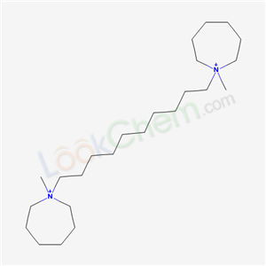 1-methyl-1-[10-(1-methyl-1-azoniacyclohept-1-yl)decyl]-1-azoniacycloheptane cas  5472-53-7