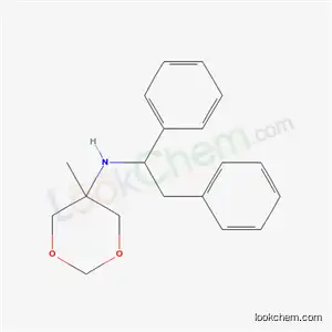 Molecular Structure of 6267-74-9 (N-(1,2-diphenylethyl)-5-methyl-1,3-dioxan-5-amine)
