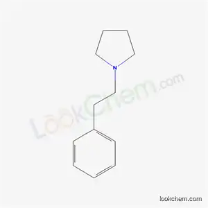 Molecular Structure of 6273-83-2 (1-(2-phenylethyl)pyrrolidine)