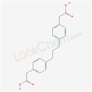 2-[4-[3-[4-(carboxymethyl)phenyl]propyl]phenyl]acetic acid cas  6337-57-1