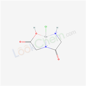 (2-azanidylacetyl)-(carboxymethyl)azanide; chlorocopper cas  62792-90-9