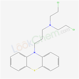 Phenothiazine, 10-(3-[bis(2-chloroethyl)amino]propyl)-, hydrochloride cas  61852-33-3