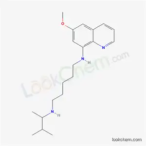 Molecular Structure of 6935-39-3 (N-(6-methoxyquinolin-8-yl)-N-(3-methylbutan-2-yl)pentane-1,5-diamine)