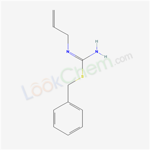 1-benzylsulfanyl-N-prop-2-enyl-methanimidamide