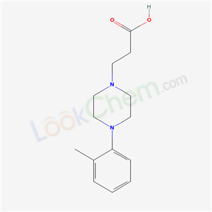 3-[4-(2-methylphenyl)piperazin-1-yl]propanoic acid cas  72822-25-4