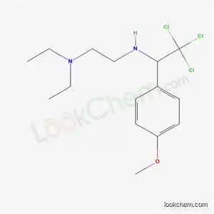 Molecular Structure of 68686-00-0 (N,N-diethyl-N-[2,2,2-trichloro-1-(4-methoxyphenyl)ethyl]ethane-1,2-diamine)