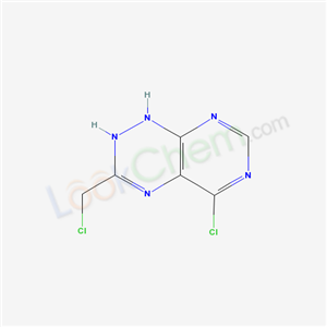 5-chloro-8-(chloromethyl)-2,4,7,9,10-pentazabicyclo[4.4.0]deca-2,4,7,11-tetraene cas  30855-42-6