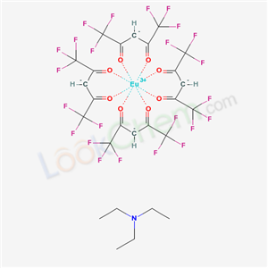 N,N-diethylethanamine; europium(+3) cation; 1,1,1,5,5,5-hexafluoropentane-2,4-dione cas  17926-22-6