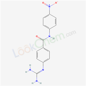 4-(diaminomethylideneamino)-N-(4-nitrophenyl)benzamide cas  79119-59-8