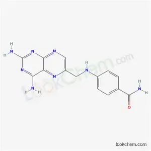Molecular Structure of 57963-39-0 (4-{[(2,4-diaminopteridin-6-yl)methyl]amino}benzamide)