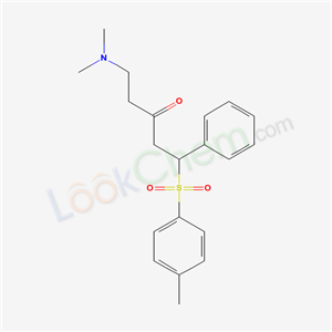 5-dimethylamino-1-(4-methylphenyl)sulfonyl-1-phenyl-pentan-3-one cas  58187-55-6