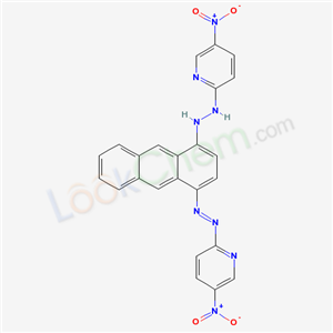 1-(5-nitropyridin-2-yl)-2-[4-(5-nitropyridin-2-yl)diazenylanthracen-1-yl]hydrazine cas  6311-04-2