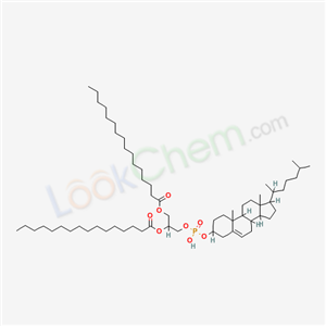 2,3-dihexadecanoyloxypropoxy-[[10,13-dimethyl-17-(6-methylheptan-2-yl)-2,3,4,7,8,9,11,12,14,15,16,17-dodecahydro-1H-cyclopenta[a]phenanthren-3-yl]oxy]phosphinic acid cas  65101-86-2