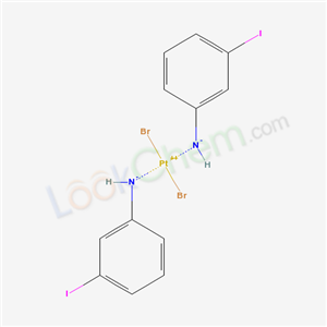 dibromoplatinum; (3-iodophenyl)azanide cas  79553-01-8