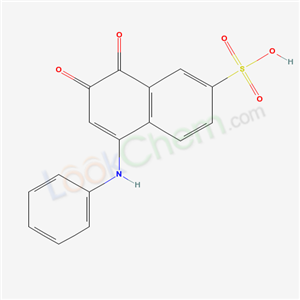 5-anilino-7,8-dioxo-naphthalene-2-sulfonic acid cas  7598-08-5
