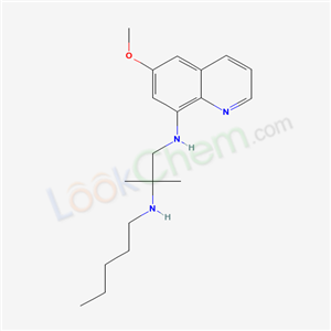 N-(6-methoxyquinolin-8-yl)-2-methyl-N-pentyl-propane-1,2-diamine cas  7469-91-2