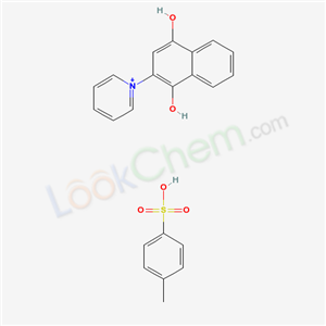 4-methylbenzenesulfonic acid; 2-pyridin-1-ylnaphthalene-1,4-diol cas  7477-75-0
