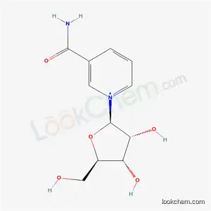 Molecular Structure of 20299-13-2 (Nicotinamide-beta-riboside)