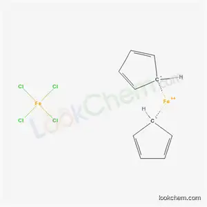 Molecular Structure of 1287-09-8 (Ferricinium tetrachloroferrate)