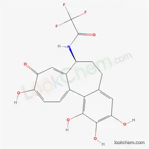 2,2,2-trifluoro-N-[(7S)-1,2,3,10-tetrahydroxy-9-oxo-5,6,7,9-tetrahydrobenzo[a]heptalen-7-yl]acetamide